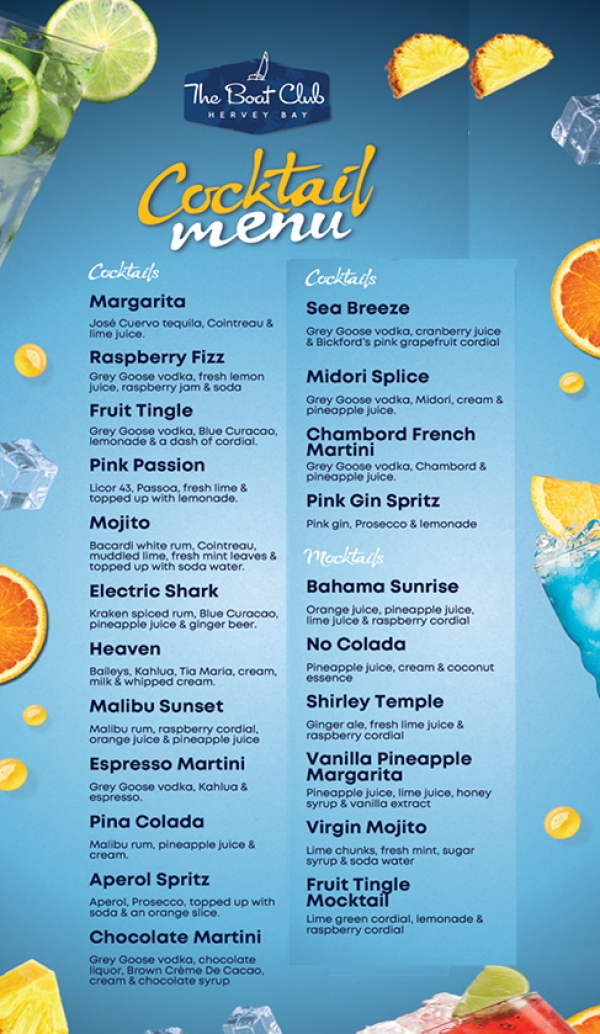 Boat Club Cocktails no prices MAY 2025